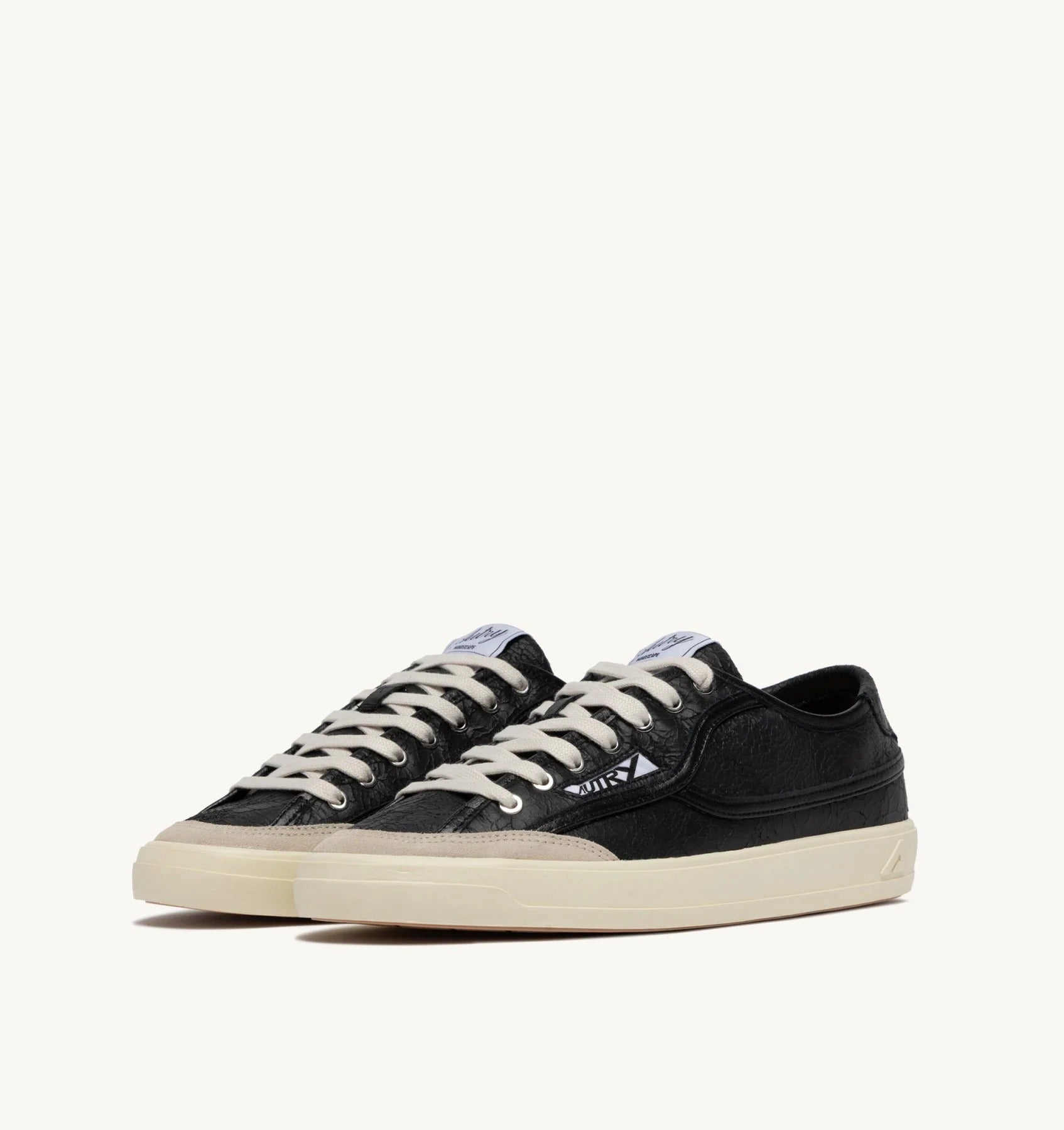 Autry Windscape Low SCLM Sneakers Pelle Nero Black Sand Uomo