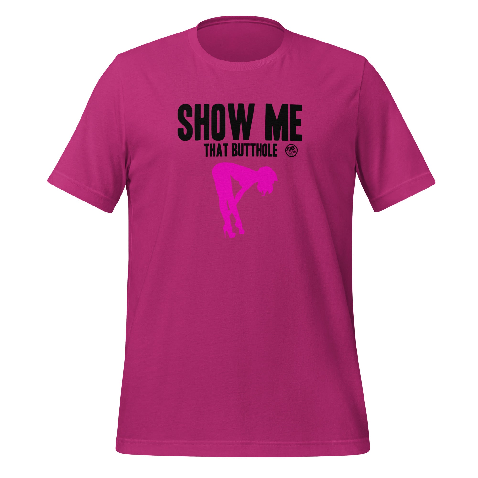 Pure Trash Show Me That Butthole t-shirt uomo verde