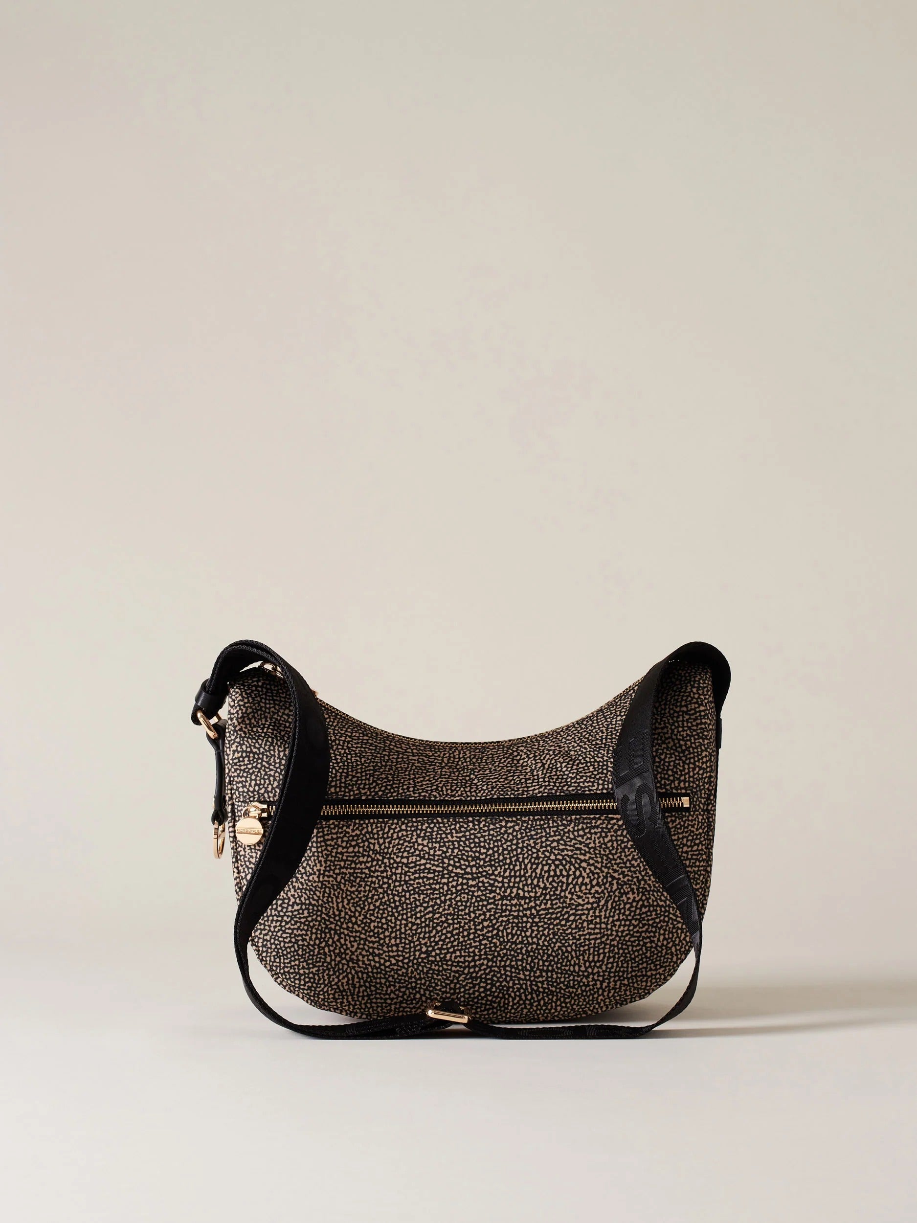 Borbonese Luna Small 934107 I15 borsa OP Naturale Nero