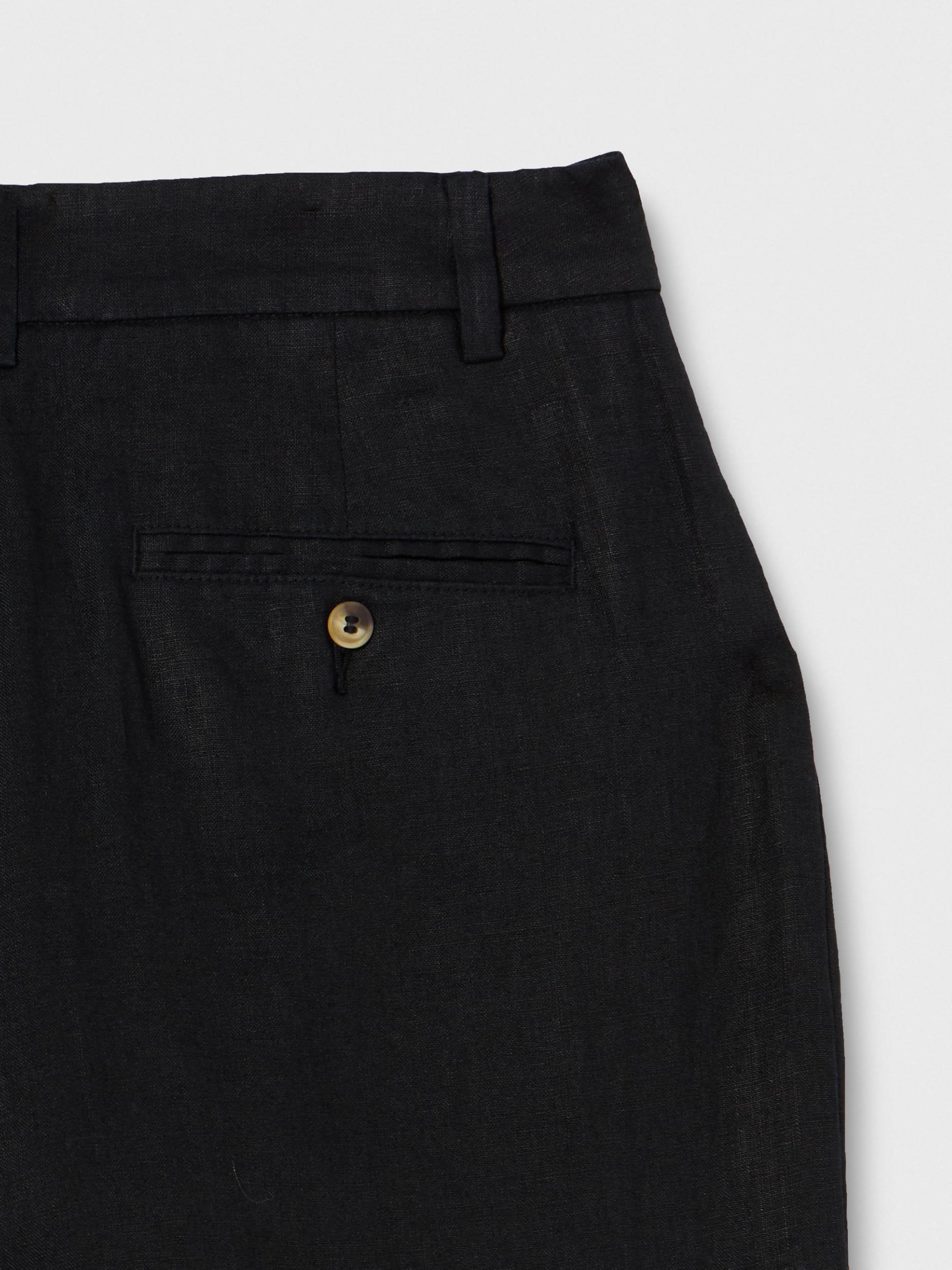 Benetton 4AGHDF05W Pantaloni Donna Lino Vita Regular