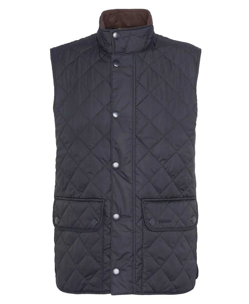 Barbour New Lowerdale Gilet Uomo Navy trapuntato