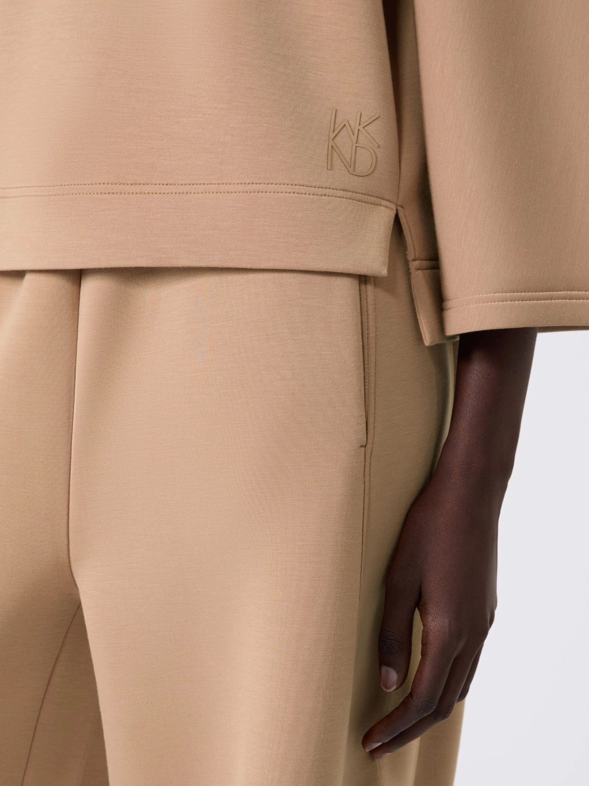 Weekend Max Mara Vasto Felpa Donna Modal Cuoio