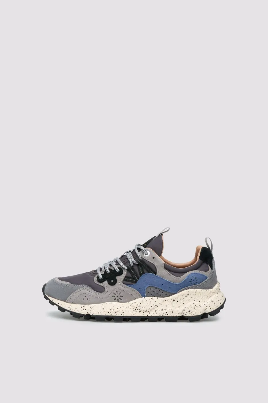 Flower Mountain Yamano 3 Sneaker Uomo Grigio Scuro Suede