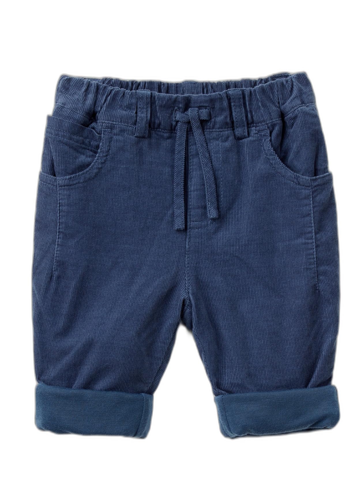 Benetton Pantaloni Bimbo Velluto 74 Blu