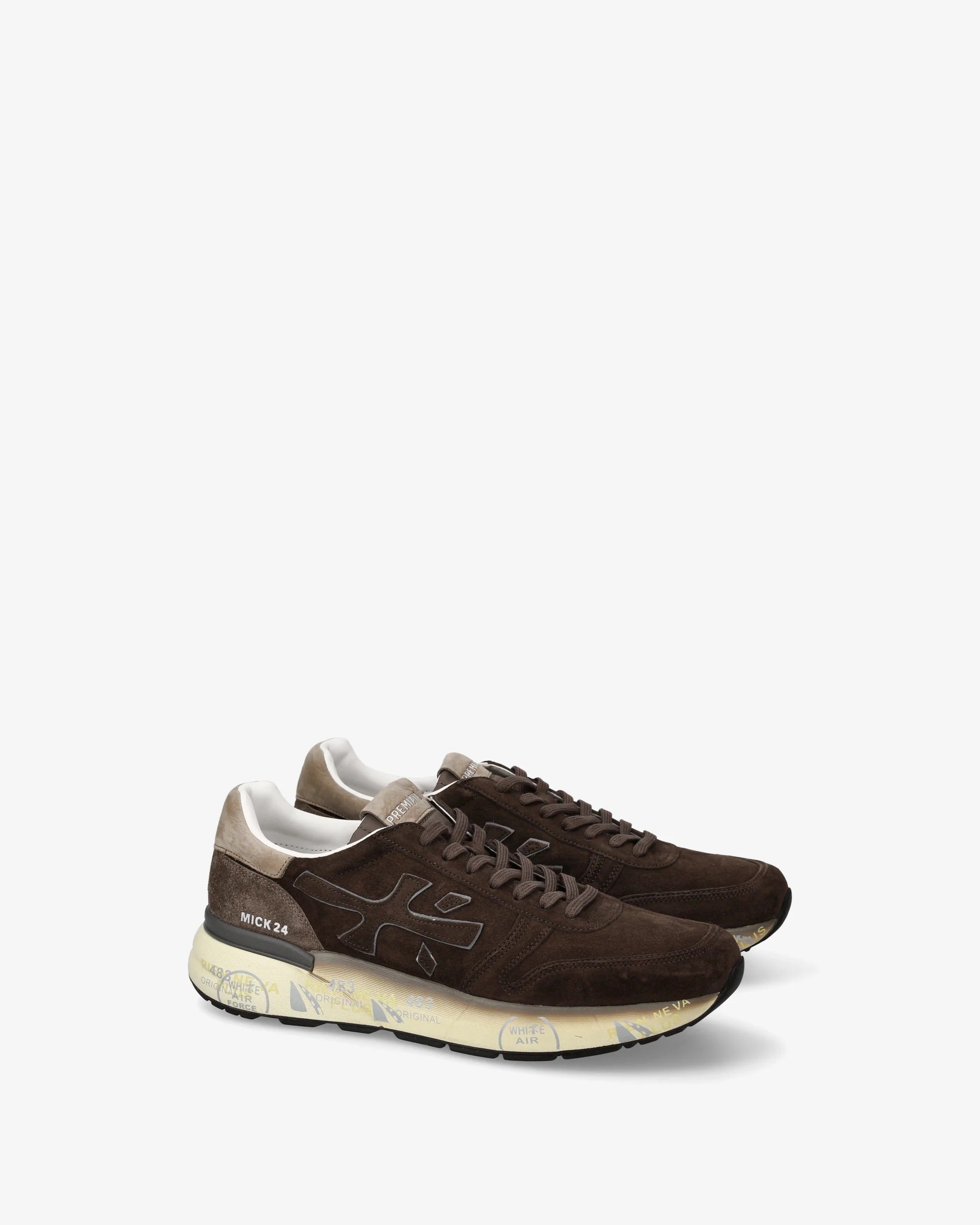 Premiata Mick 7898 Sneakers Uomo Marrone Suede