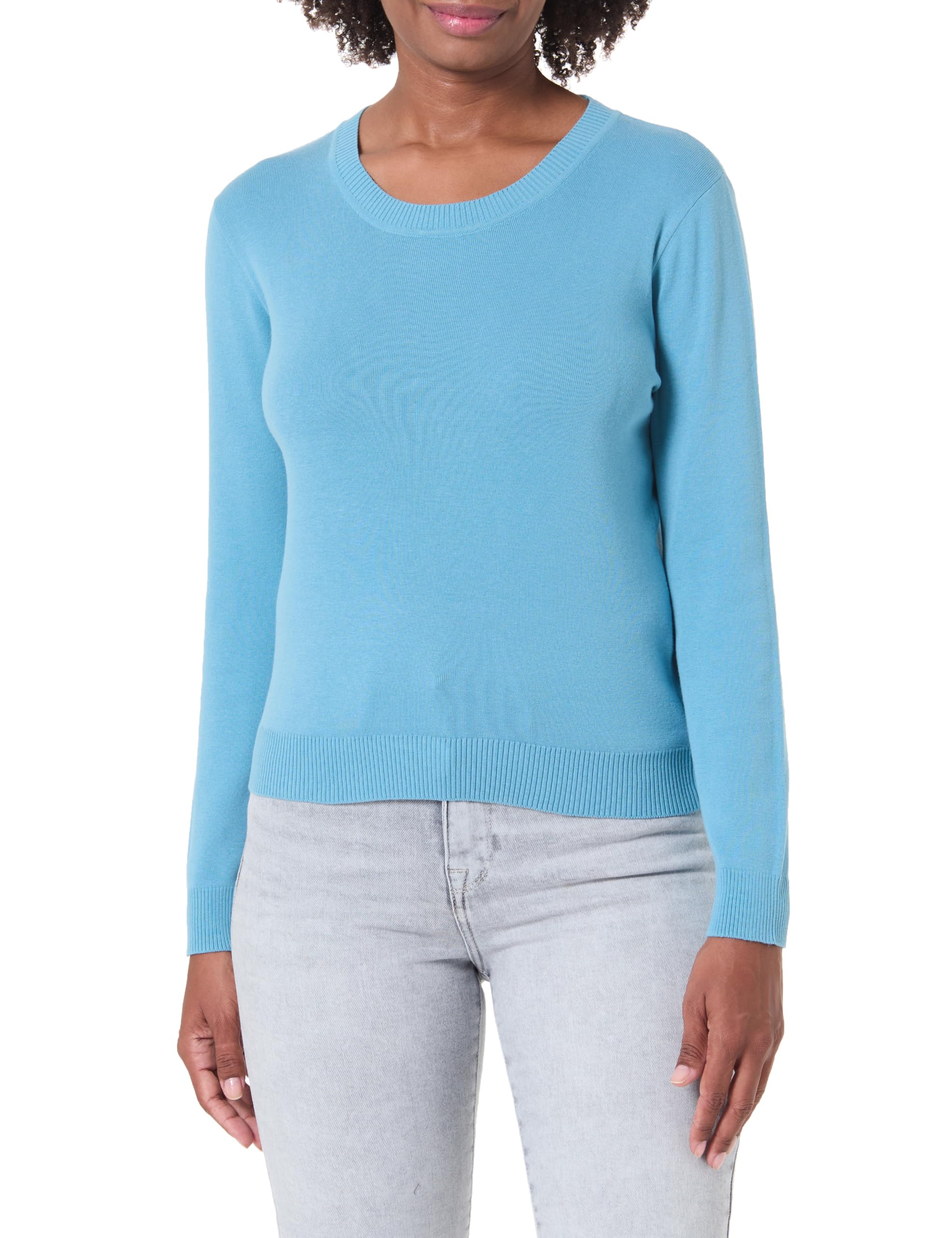 Benetton Maglieria 1C19D10FV Maglione Donna Bianco XXS Regular