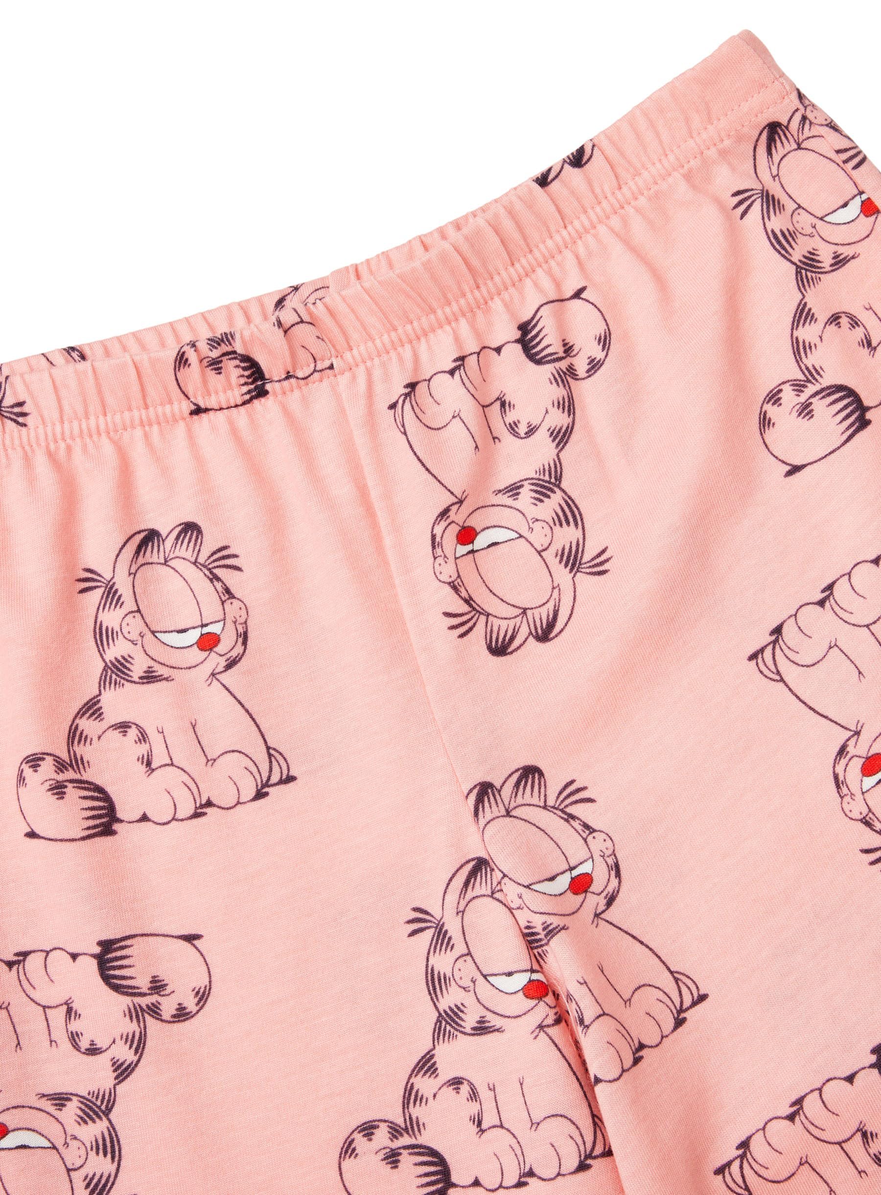 Benetton 3y5e0p06v pigiama bambina 90 Garfield