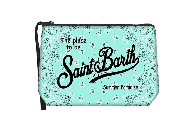 MC2 Saint Barth Aline 00940L Pochette Verde Acqua Bandana