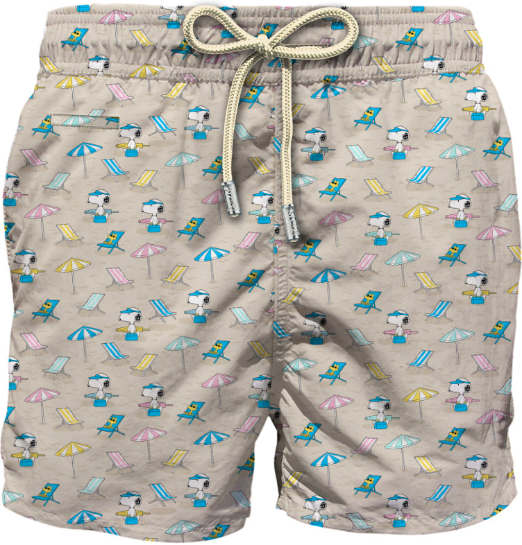 MC2 Saint Barth Lighting costume boxer Snoopy beige