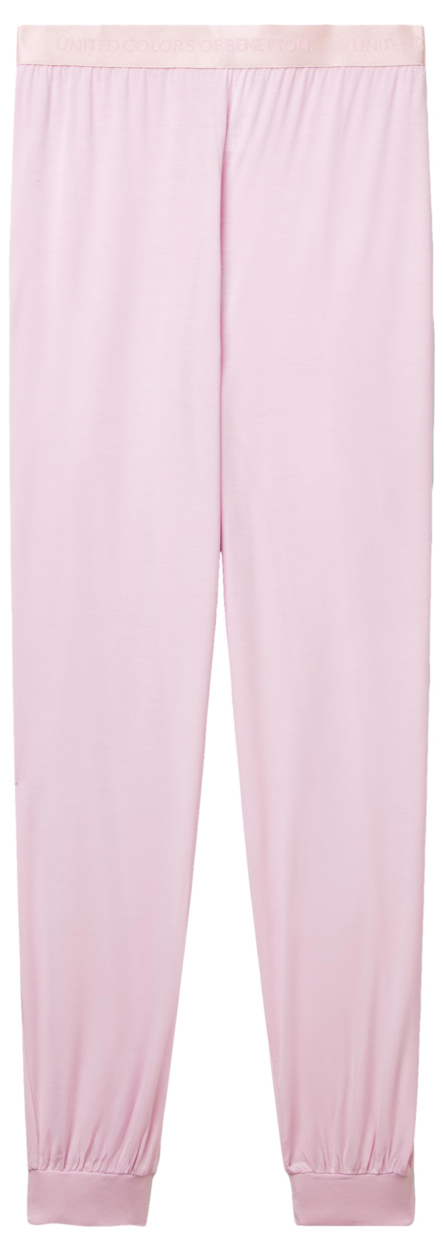 Benetton Pantalone 36mx3f047 Pigiama Donna S Rosa Modal