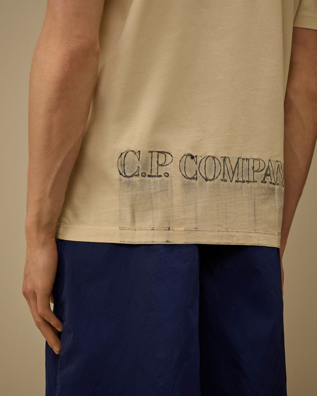 C.P. Company 20CMTS292A t-shirt Frozen Dew jersey logo