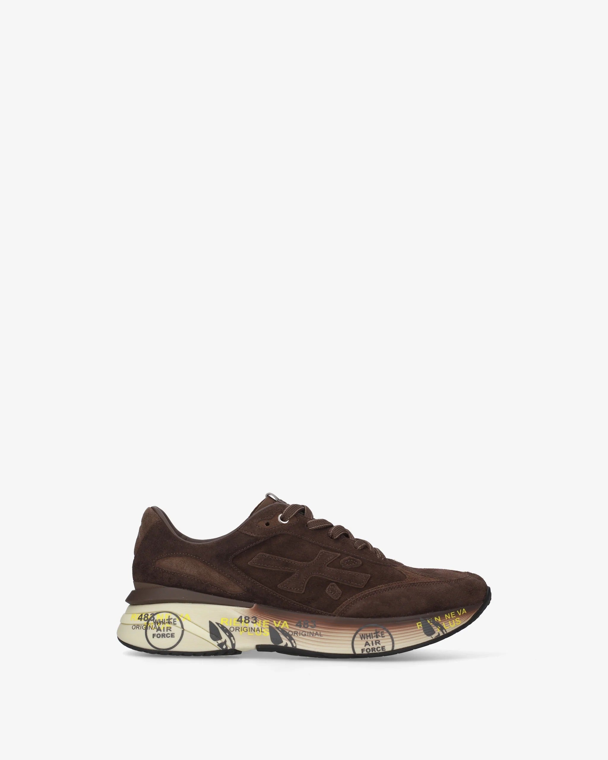 Premiata Moerun 8636 Sneakers Uomo Marrone Suede
