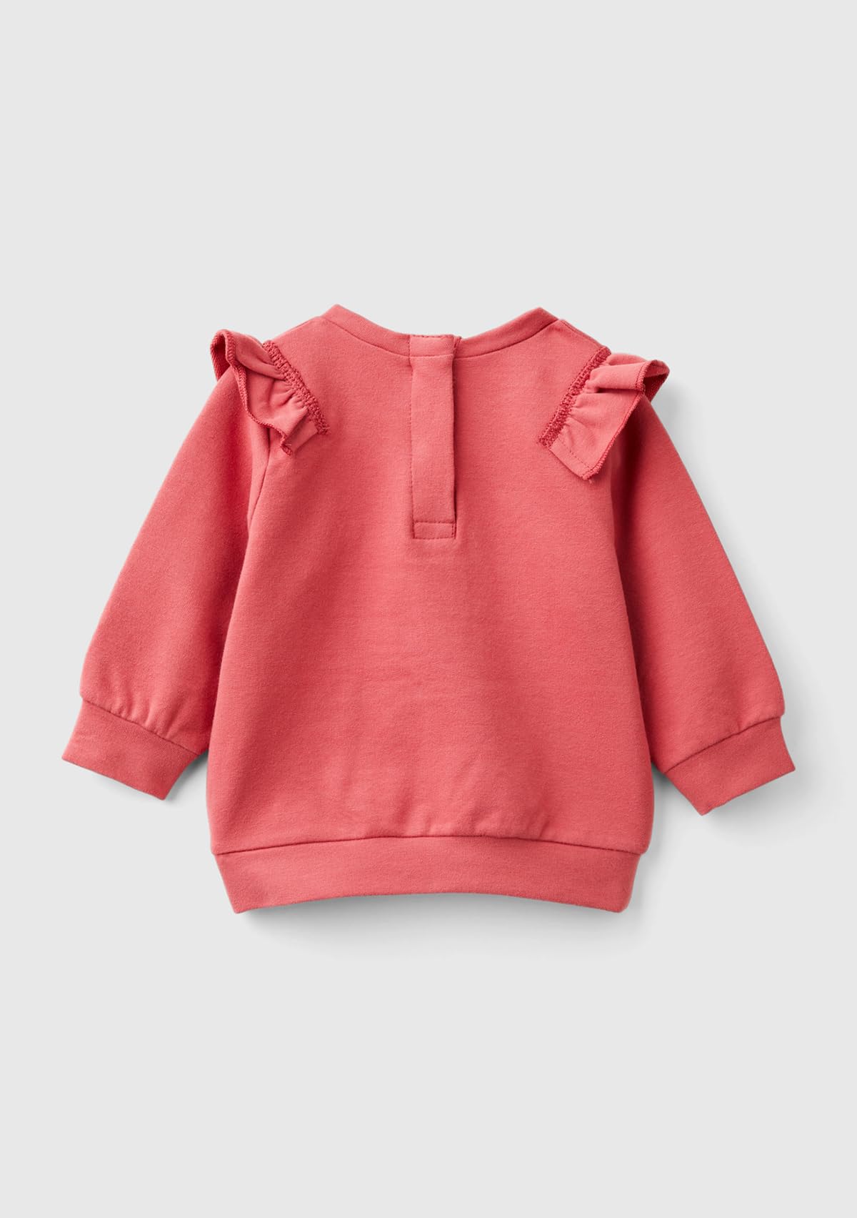 Benetton Felpa cappuccio bimba rouges taglia 50 12 mesi
