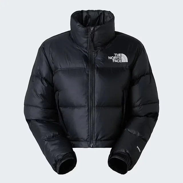 The North Face Nuptse Short piumino donna nero