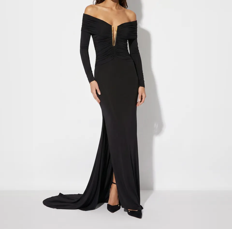 Elisabetta Franchi Red Carpet ABR2667E2 Abito Nero