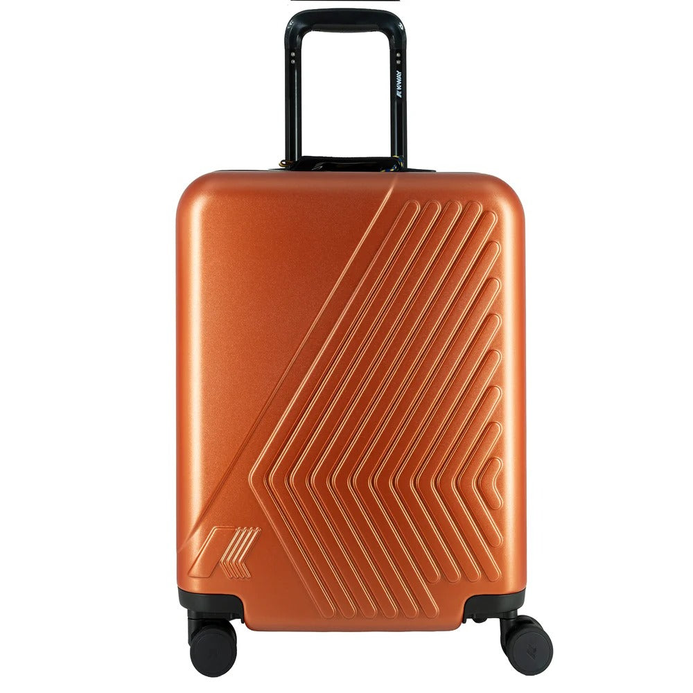 K-Way Eudoxieur K41351W trolley medio arancione policarbonato