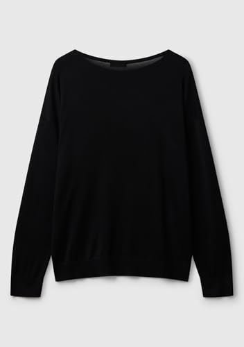 Benetton Barca Maglione scollo barchetta spalla scesa