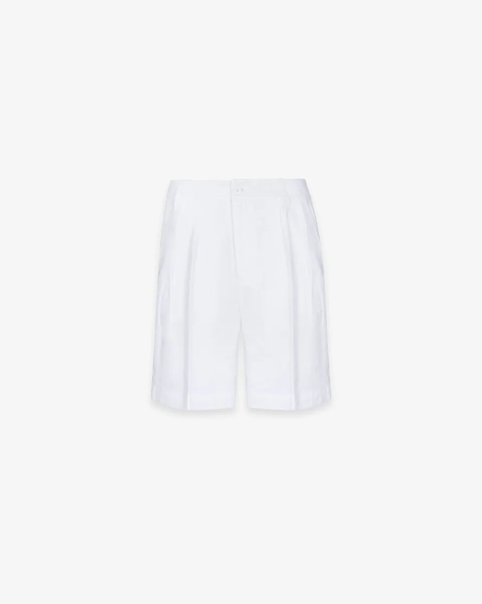 Hinnominate HMABW02643 shorts donna lino bianco pinces