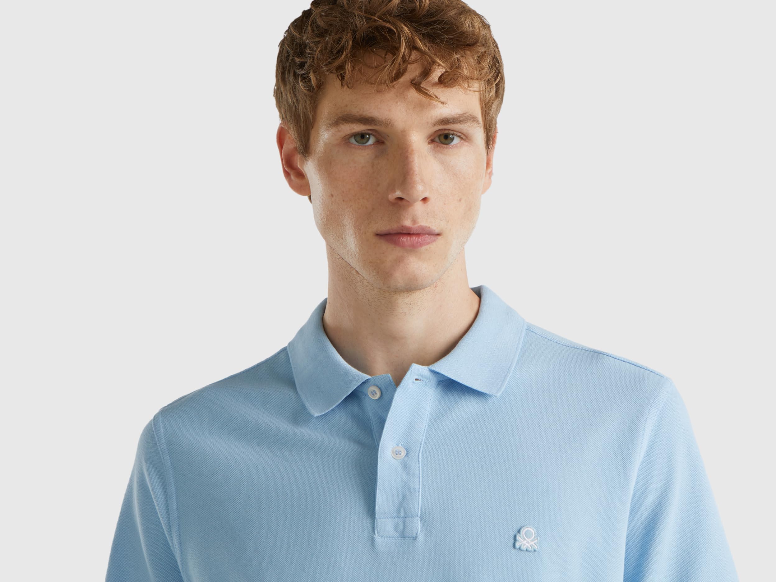 Benetton 3089j3179 maglia polo uomo verde XXL manica corta