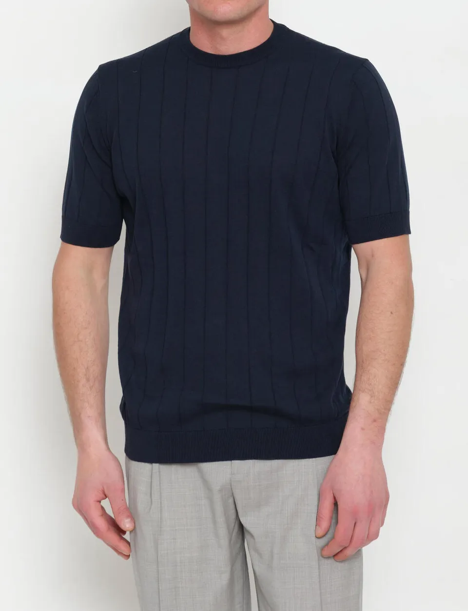 Filippo De Laurentiis GC1MC CR14C890 maglia Navy cotone