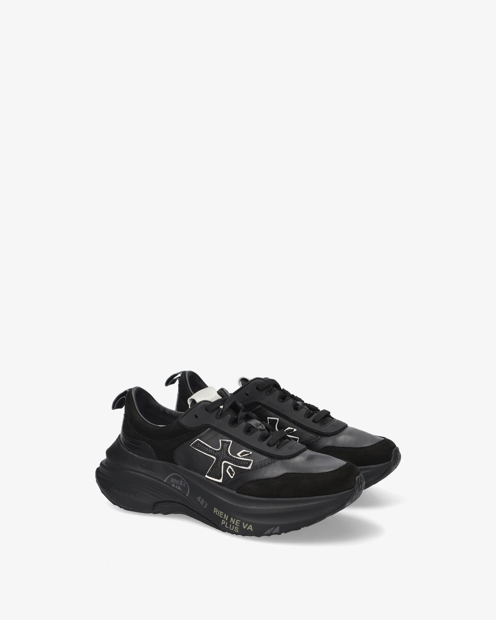 Premiata Hill 7905 Sneaker Nero Pelle Donna