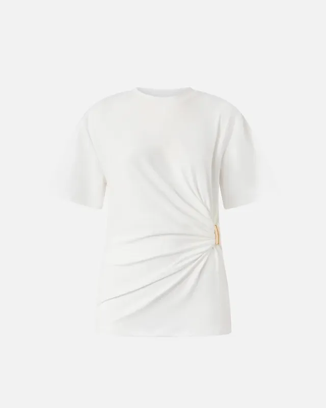 Pinko Mary 106455 A35D T-Shirt Donna Bianco