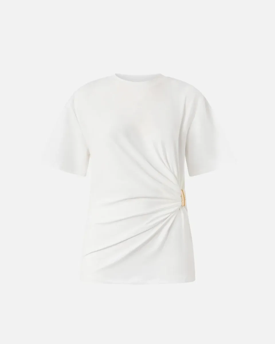 Pinko Mary 106455 A35D T-Shirt Donna Bianco