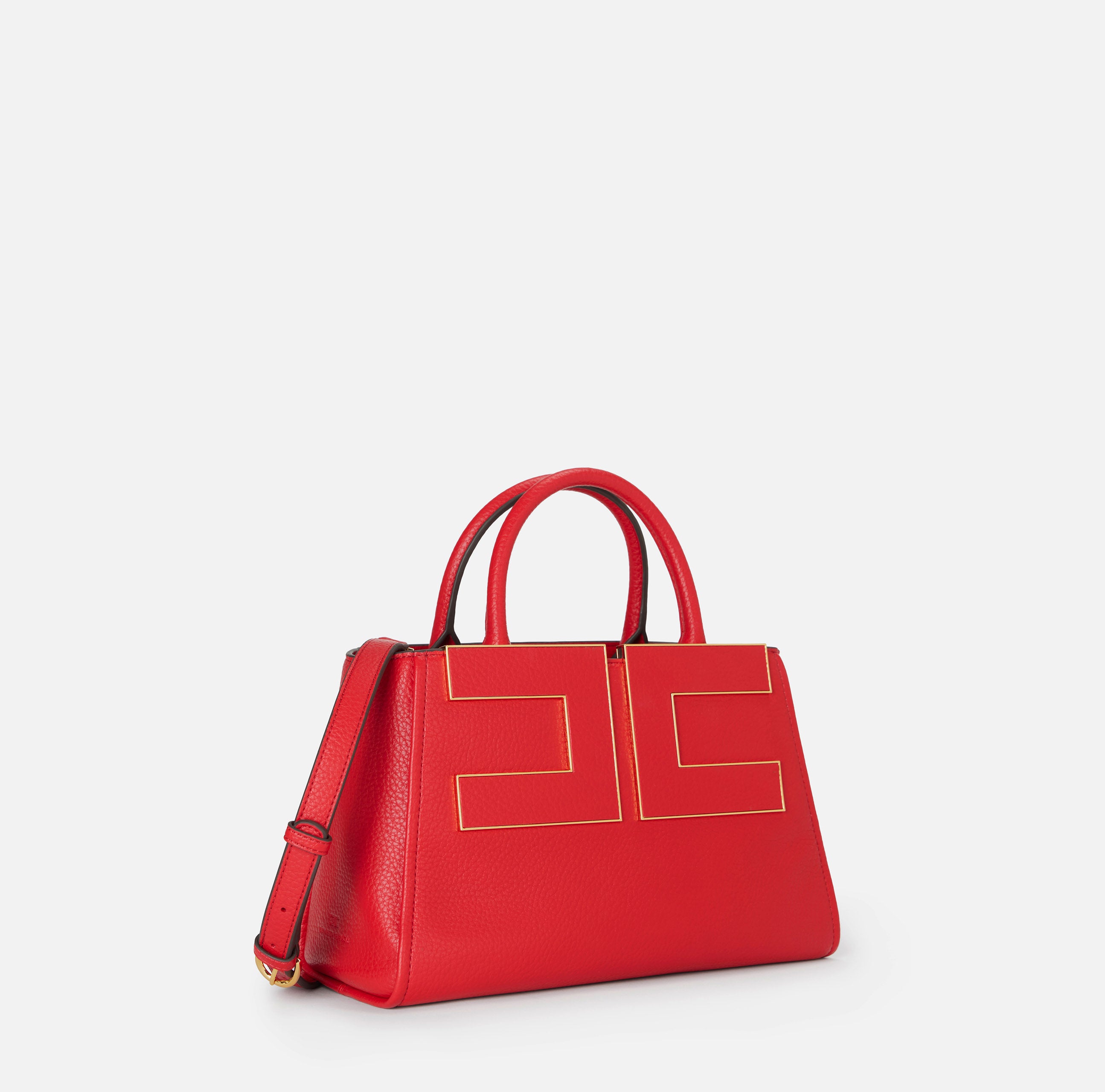 Elisabetta Franchi BS06A66E2 tote donna Red Passion ecopelle