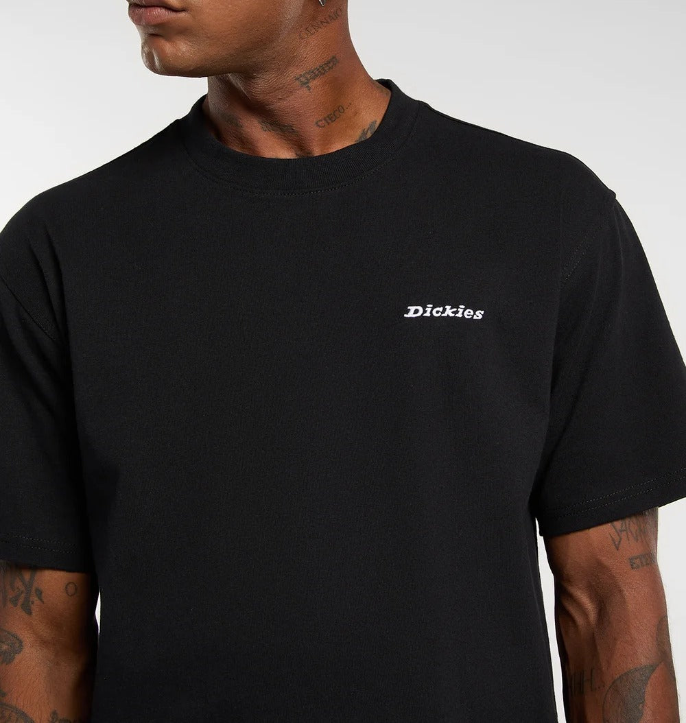 Dickies Loretto DK0A89EN t-shirt nera cotone relaxed fit