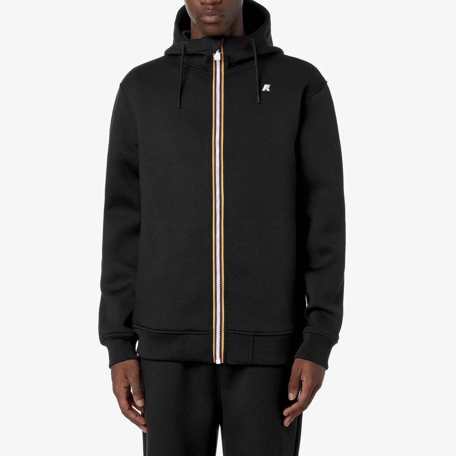 K-Way Rainer K2141DW Felpa Uomo Black Pure Zip