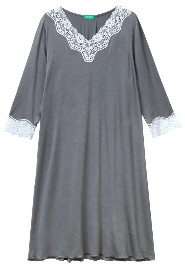 United Colors of Benetton Vestito Donna Casual Uso Quotidiano