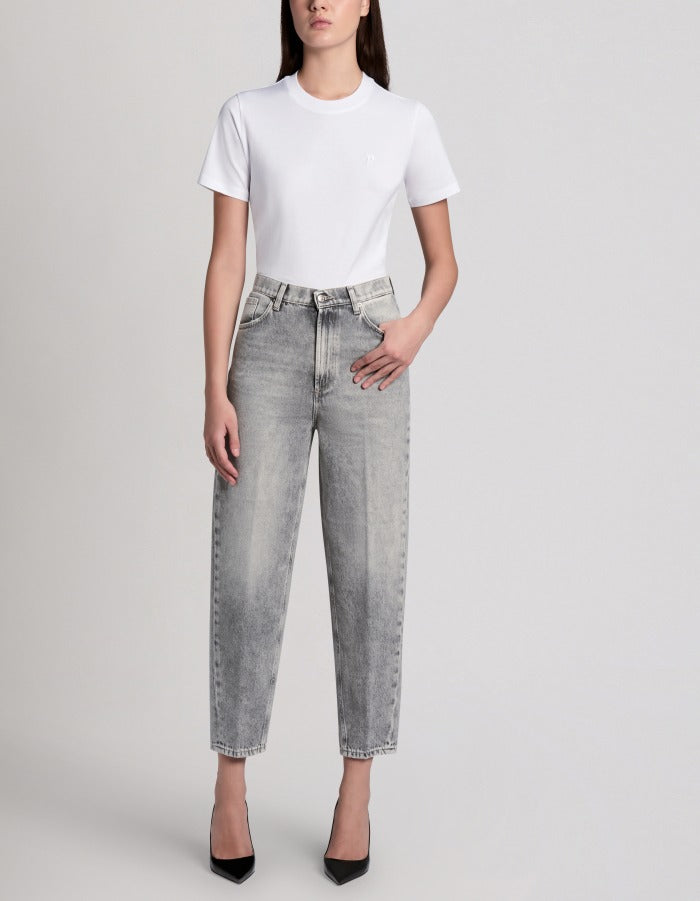 Dondup Bessie DP784 DF0277D900 jeans donna Topo vita alta