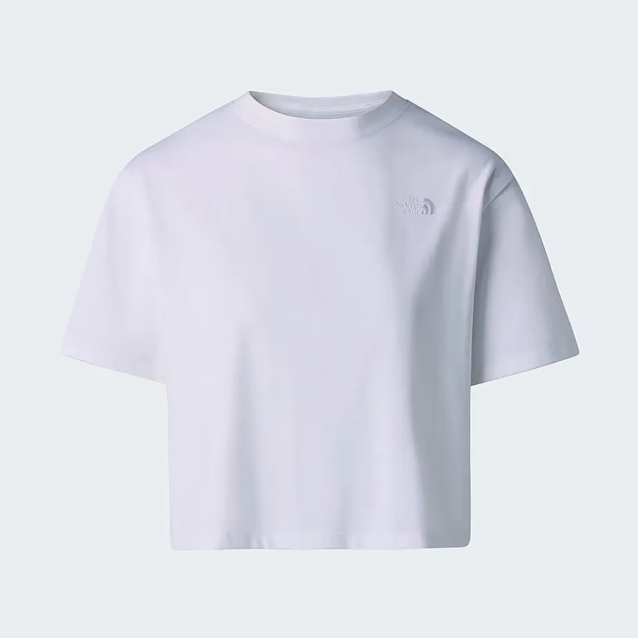 The North Face NF0A8FDH T-Shirt Donna Cropped Tnf White