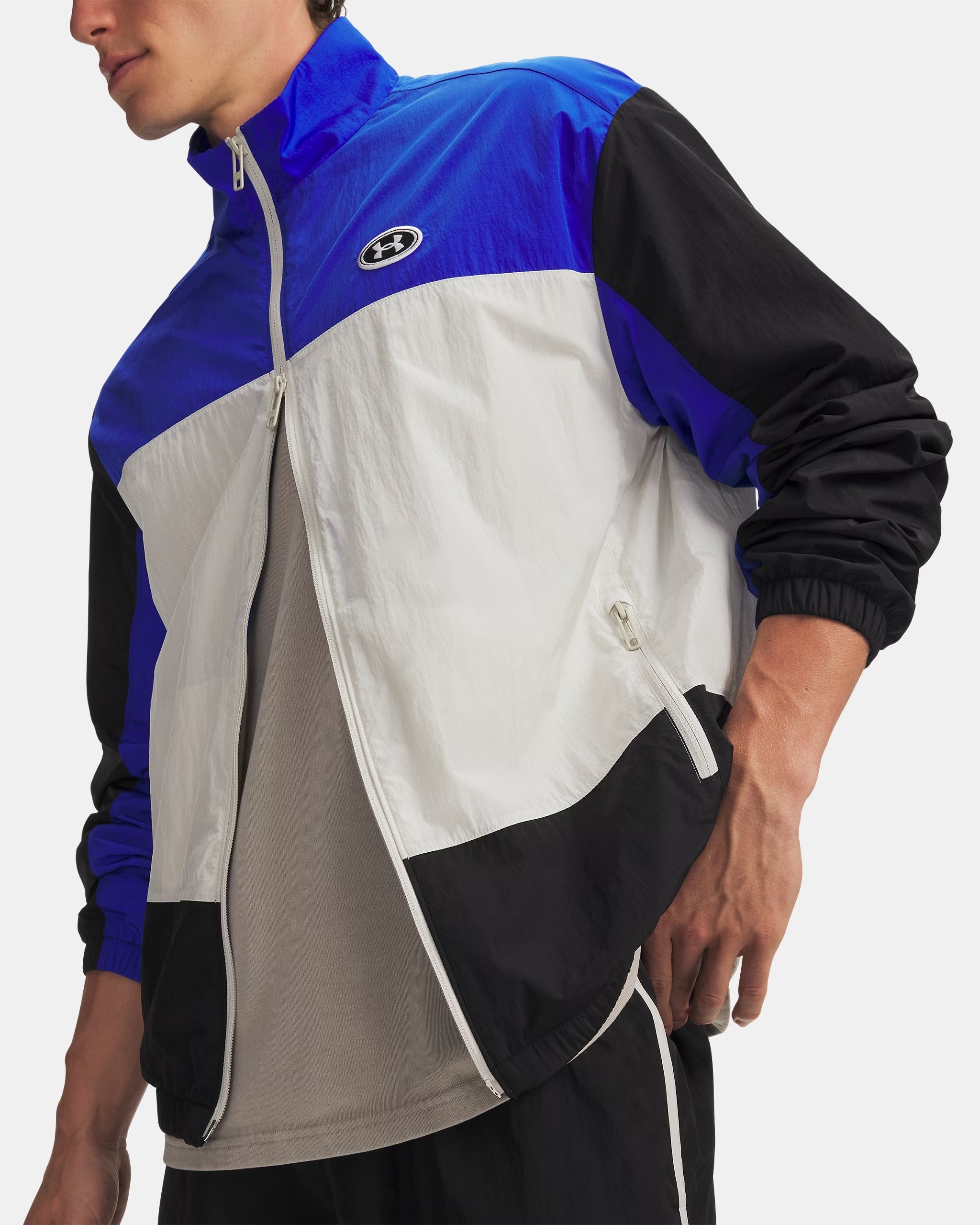 Under Armour Icon Woven Track 77-6009436 felpa uomo nera