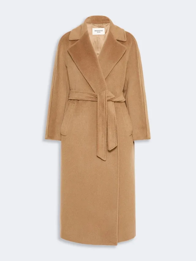 Weekend Max Mara Tempera Cappotto Cammello Lana