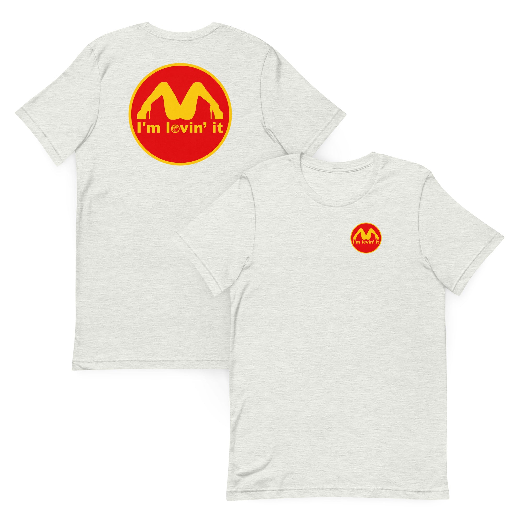 Pure Trash I'm Lovin It maglietta uomo Berry cotone