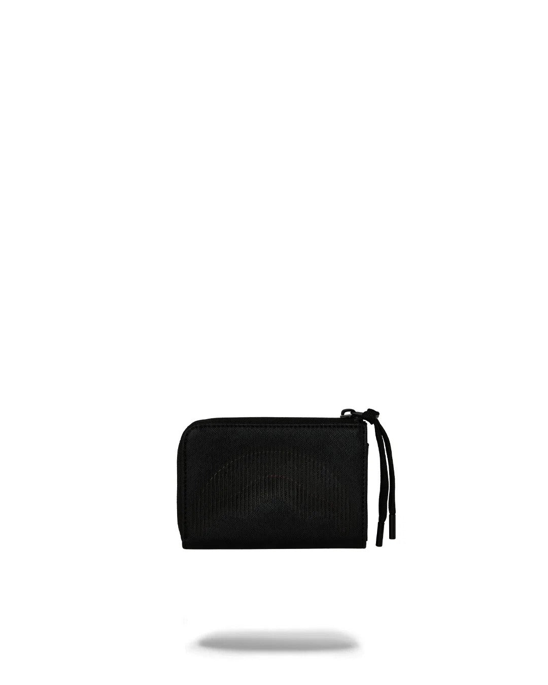 Sprayground Disappearing Shark portafoglio nero PVC zip