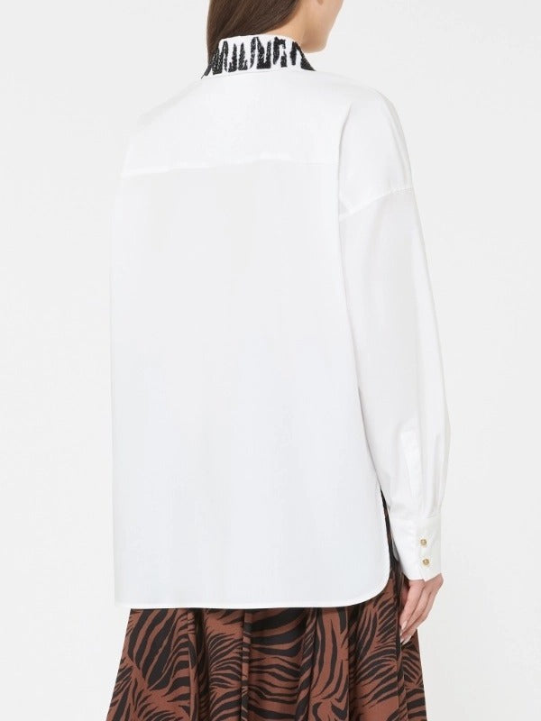 Max Mara Studio MSTGENE001 camicia popeline bianco donna