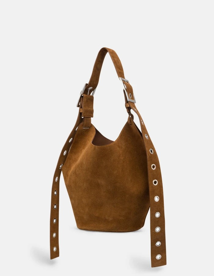 Dondup Hobo Small WB305 borsa nocciola camoscio