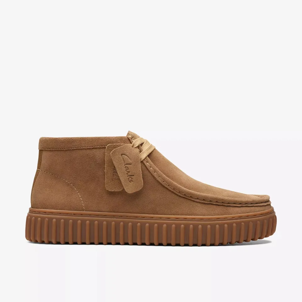 Clarks Torhill Hi 26173663 Scarpa Uomo Sand Scamosciata