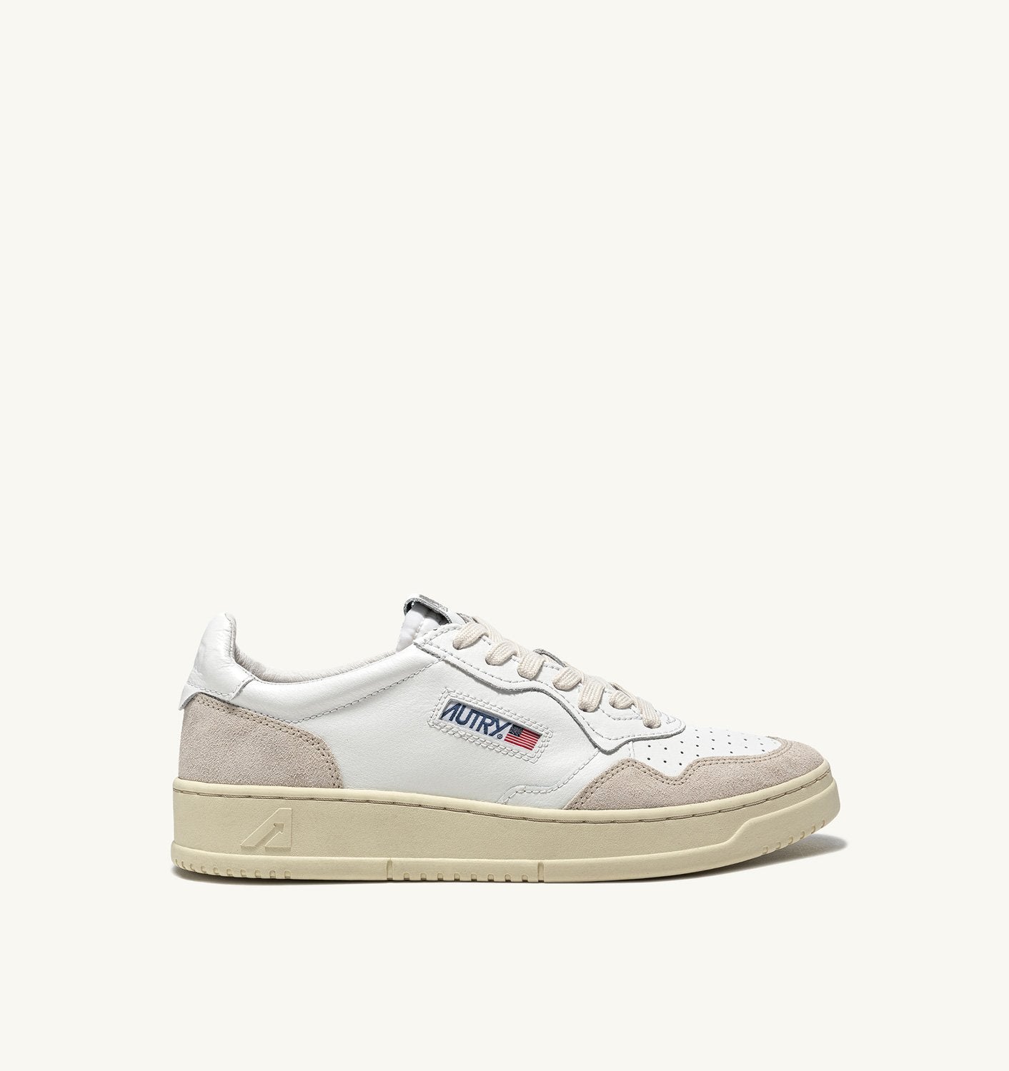 Autry Medalist Low AULM-LS33 sneakers bianco beige pelle