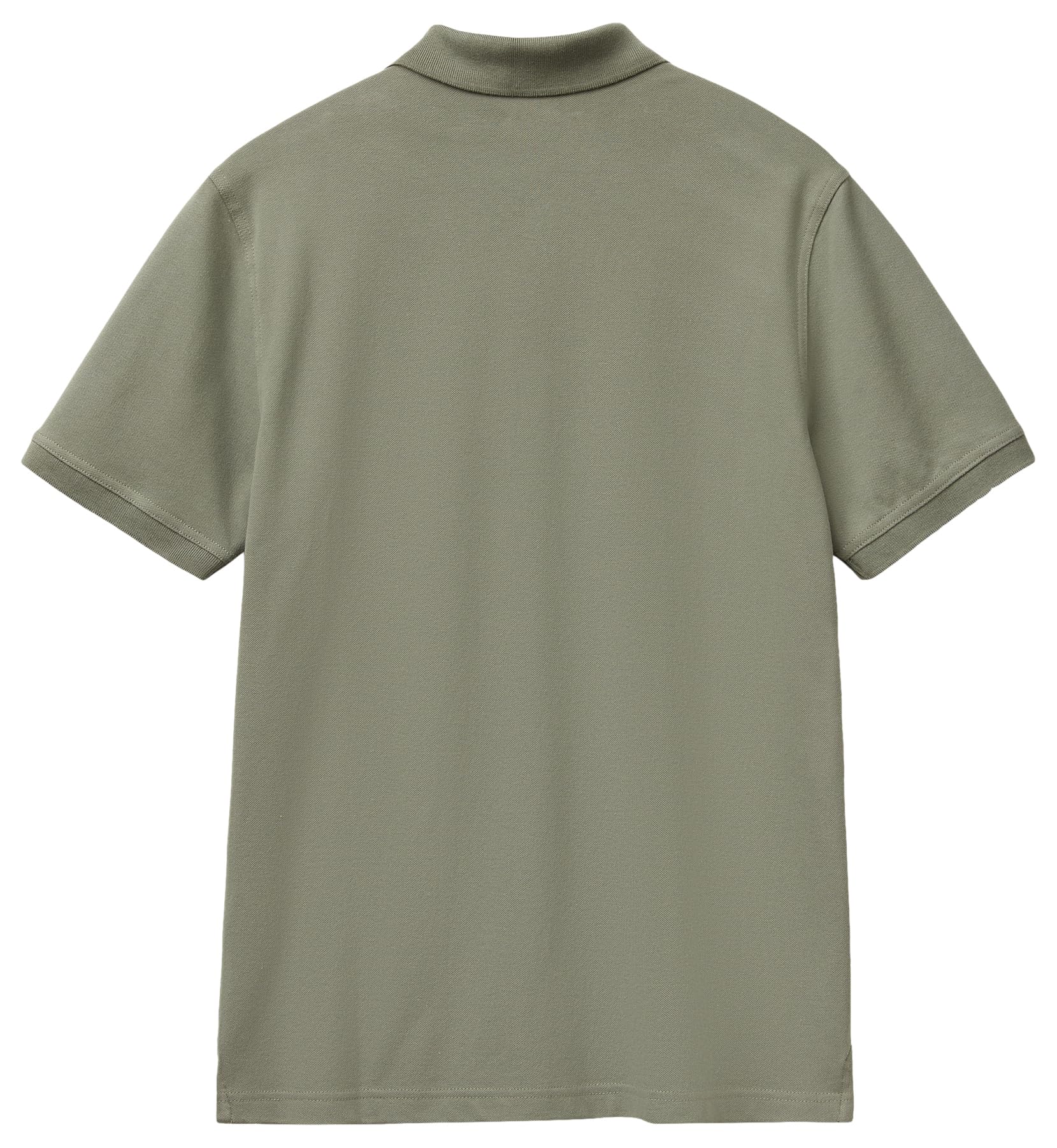 Benetton Polo Manica Corta Slim con Patch Logo Cuore