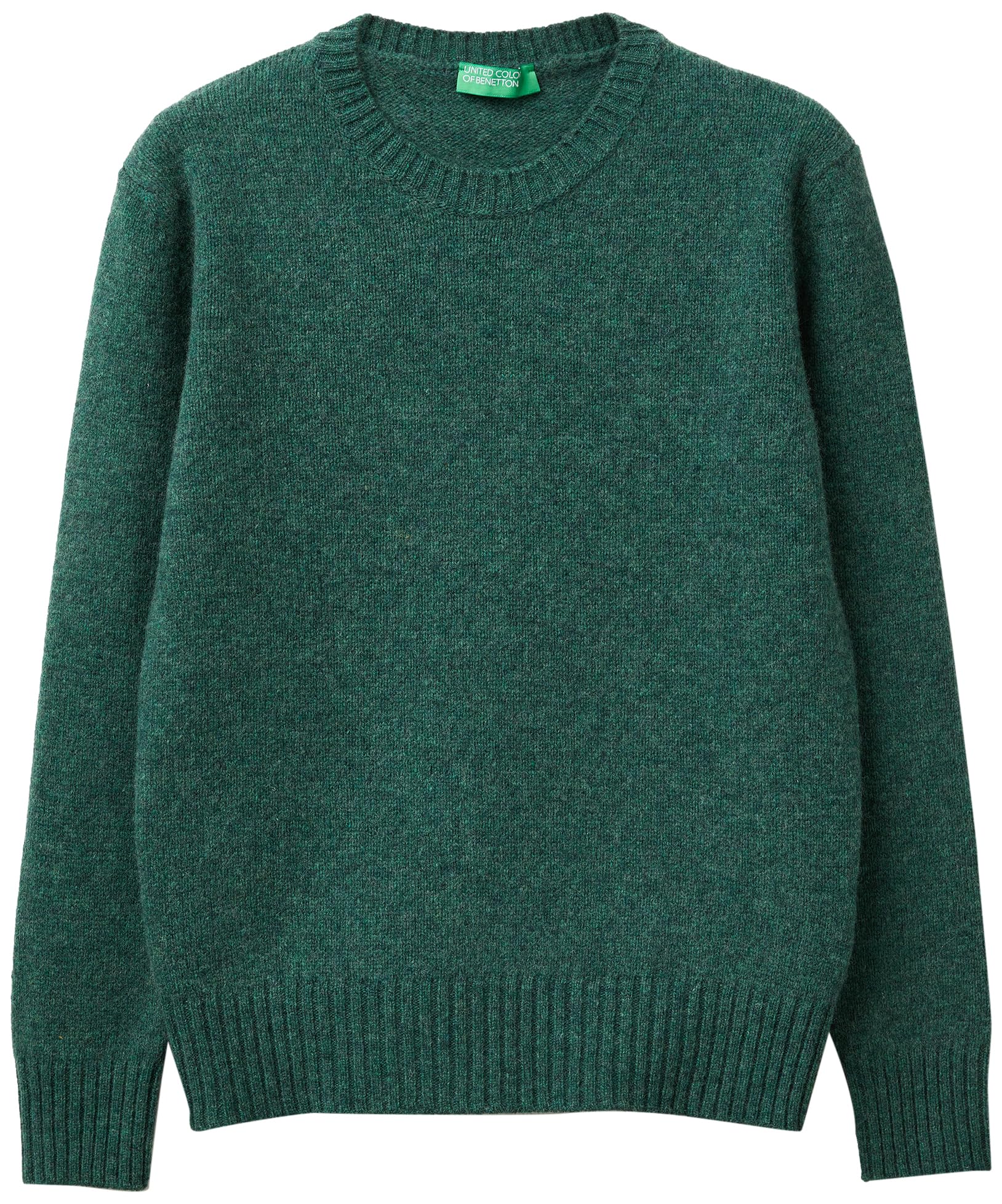 Benetton Maglieria Maglia Donna Girocollo Regular Tinta Unita