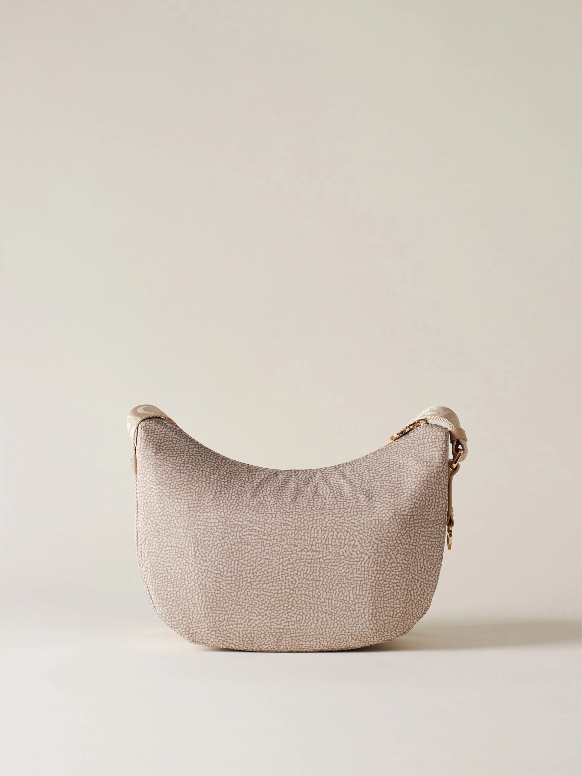 Borbonese Luna Small 934107 I15 Borsa Donna Sabbia OP