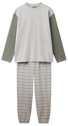United Colors of Benetton 30964p02u pigiama uomo M grigio