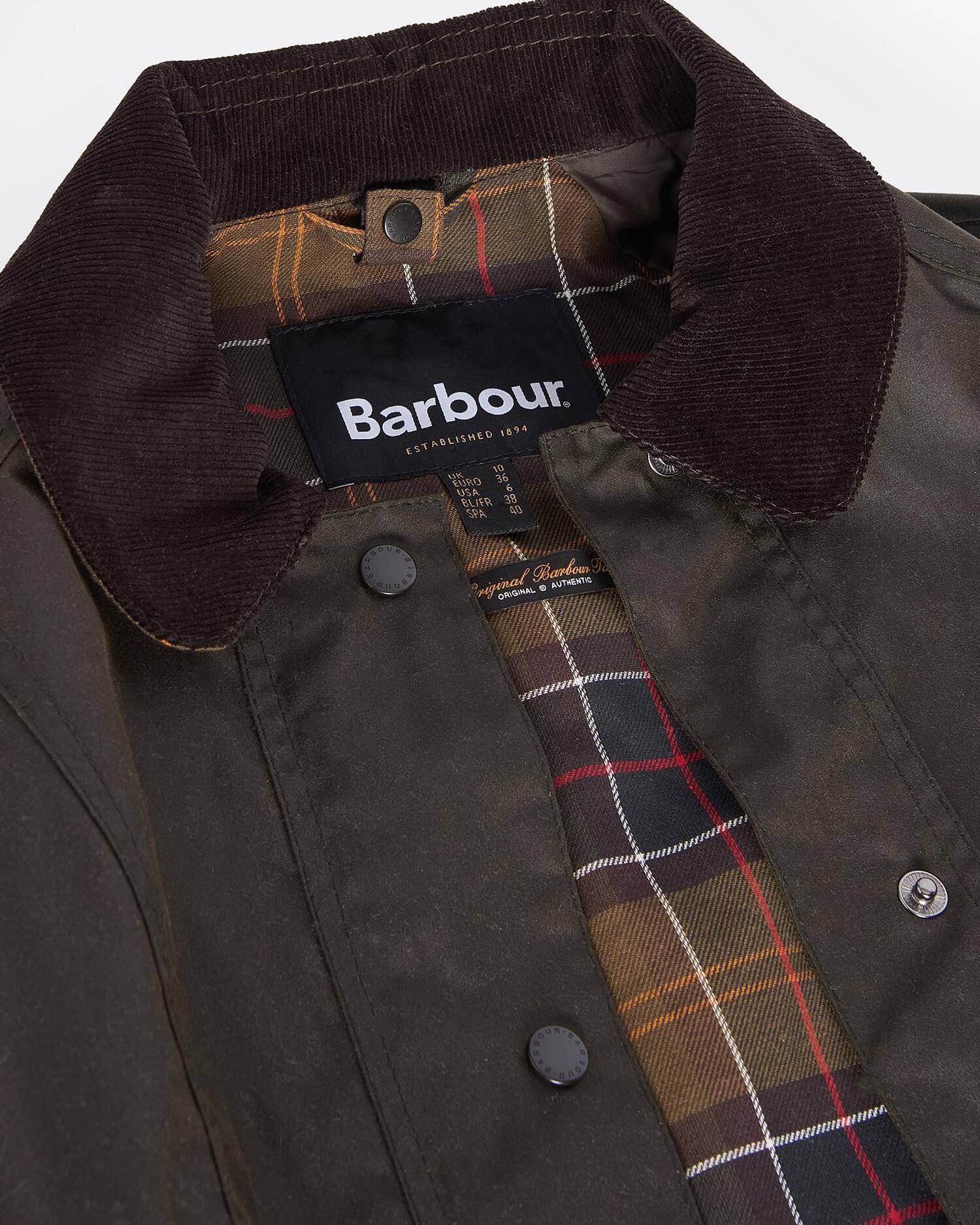 Barbour Classic Beadnell LWX0668 giacca cerata olive