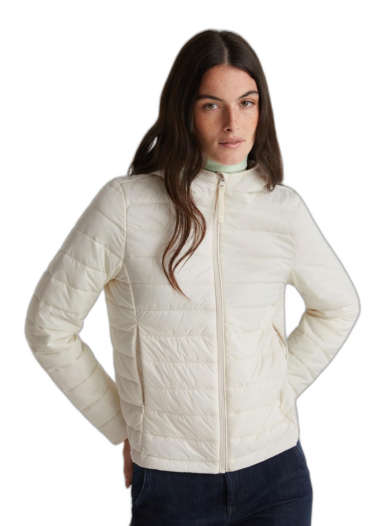 Benetton 2twddn07o Giubbotto Donna Rosa Nylon