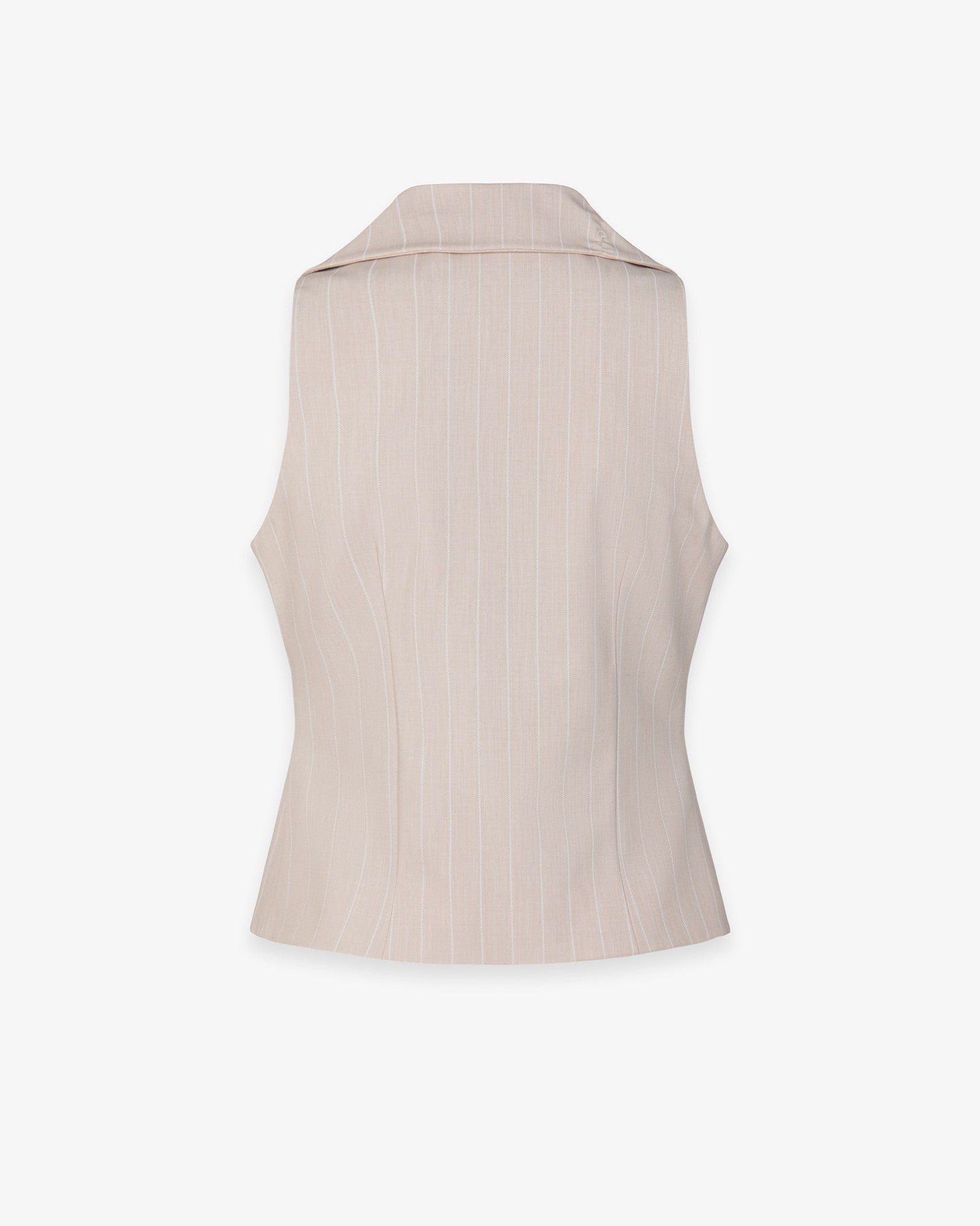 Hinnominate HMABW02562 Gilet Donna Beige gessato slim