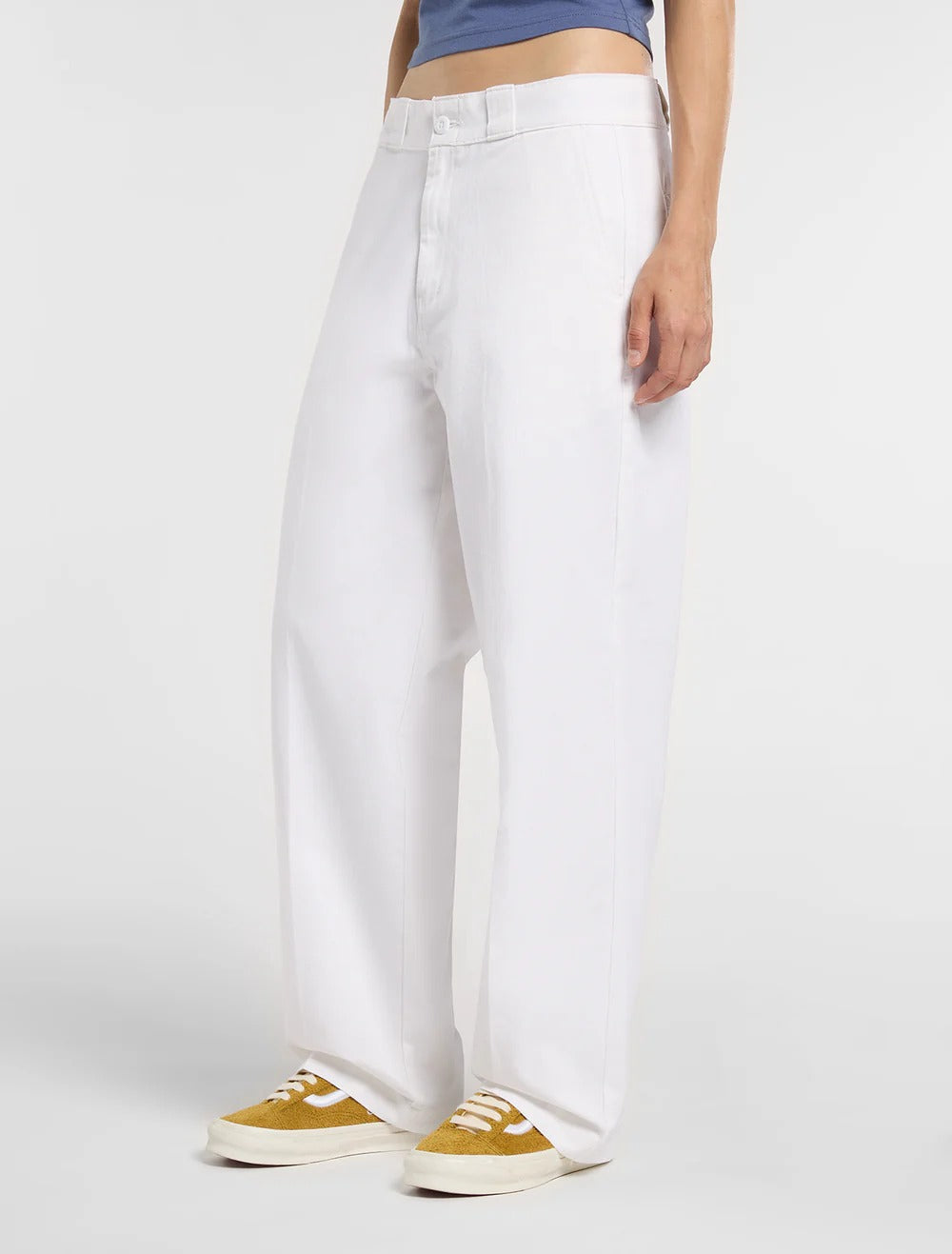 Dickies 247 DK0A87PL pantalone donna loose bianco