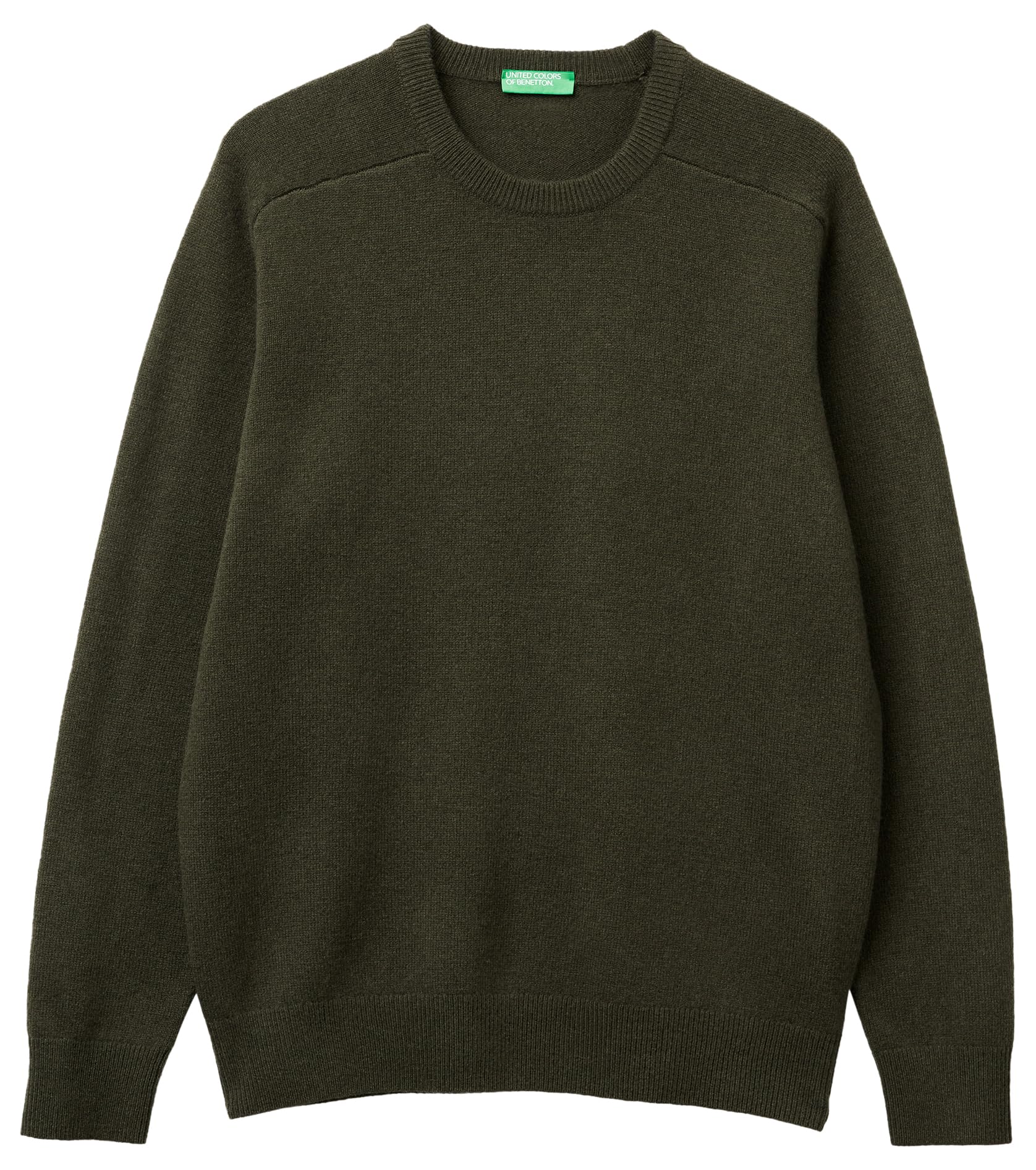 Benetton 1006u108w Maglia Uomo verde girocollo